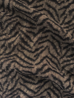 Designer Deadstock – Rayon Washed Textured Jacquard – Umber Tiger