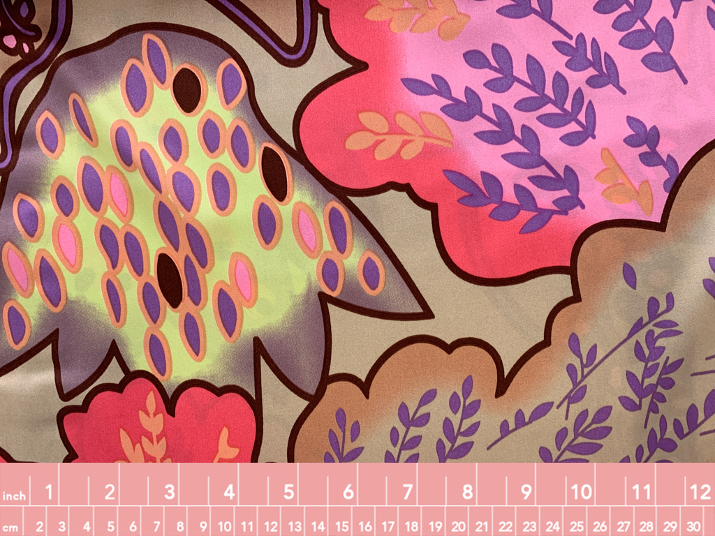 Orchid Pink Stretch Charmeuse Fabric