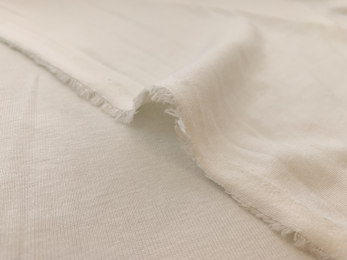 Designer Deadstock - Cotton Chunky Rib Knit - Oatmeal - Stonemountain &  Daughter Fabrics