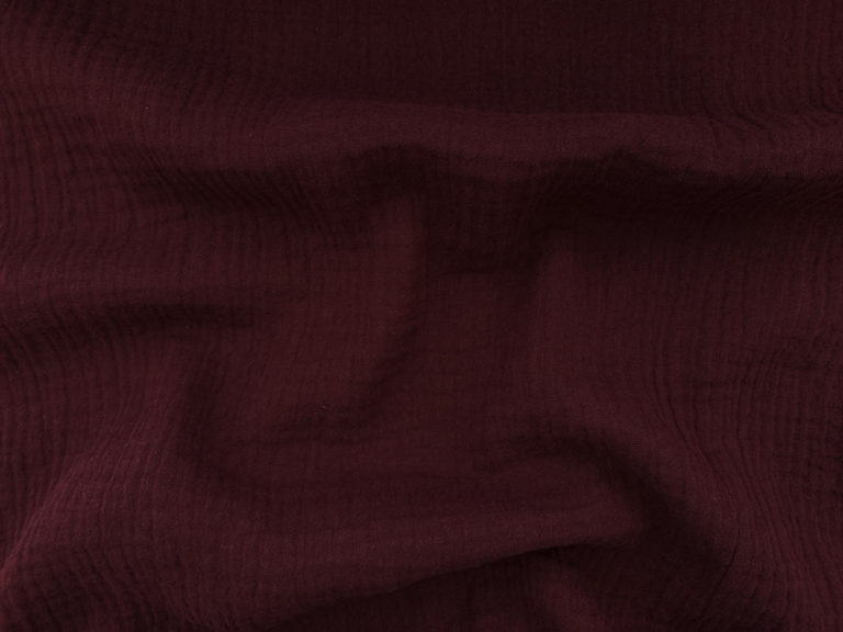 Organic Cotton Double Gauze - Mulberry Organic Cotton Double Gauze - Mulberry