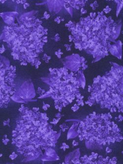 Elizabeth Cotton Flannel - Flowerhouse - Violet Bouquet - Lupine