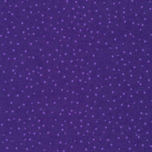 Elizabeth Cotton Flannel - Flowerhouse - Dots - Lupine