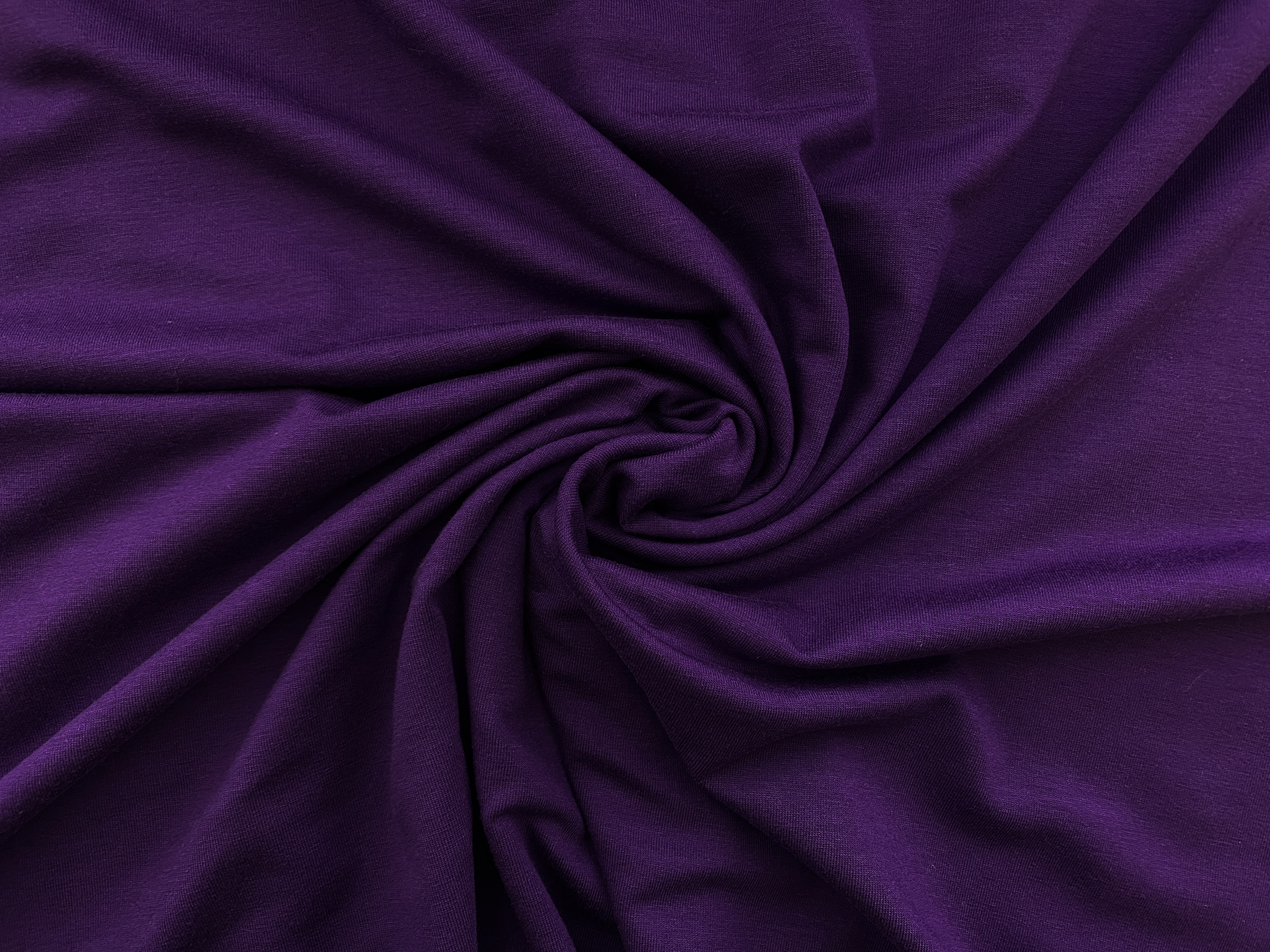 Designer Deadstock - Rayon/Spandex Jersey - Purple/Grey Snake Print -  Stonemountain & Daughter Fabrics