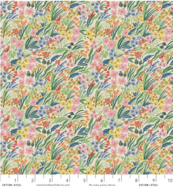 Quilting Cotton – Bramble - Lea - Cream