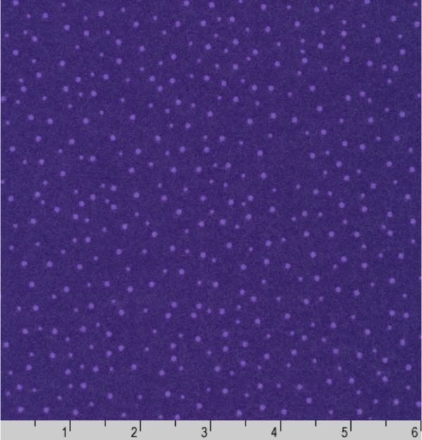 Elizabeth Cotton Flannel - Flowerhouse - Dots - Lupine