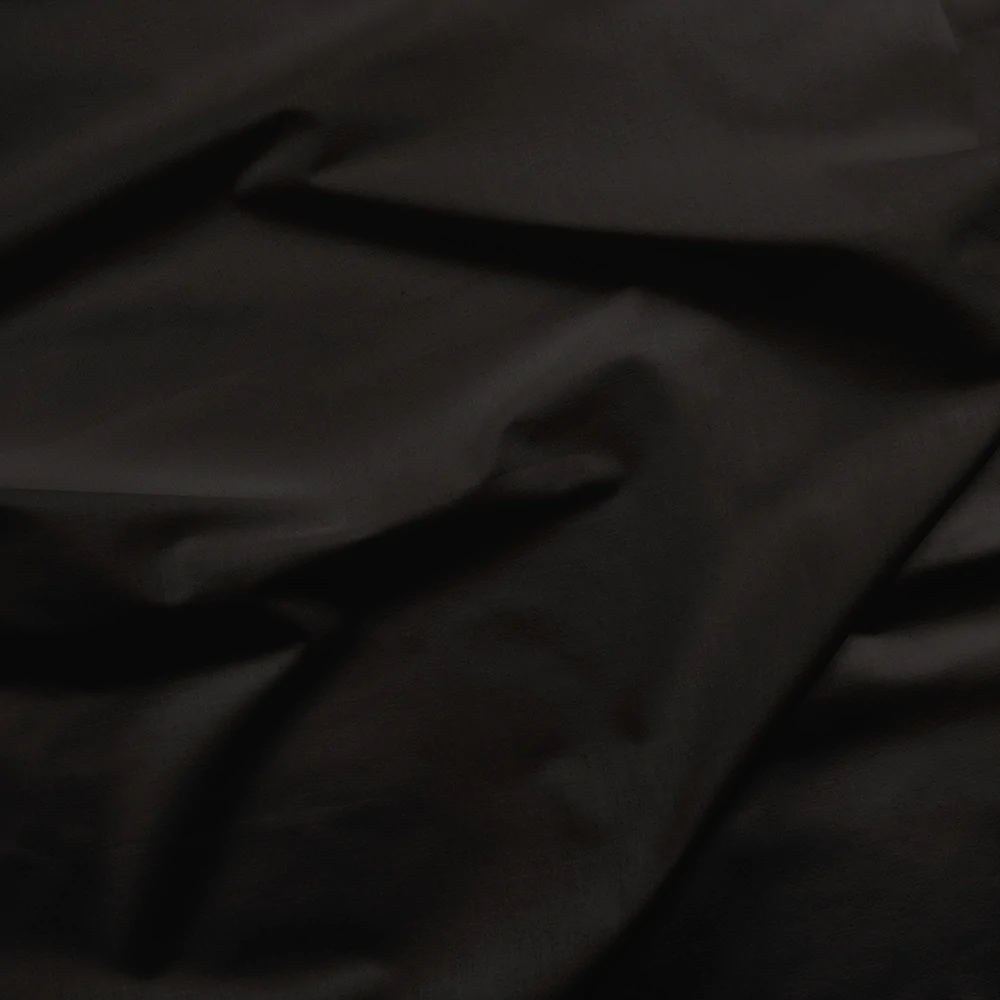 Black Cotton Sateen Wideback Fabric per yard