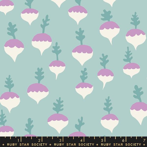 Quilting Cotton – Ruby Star Society – Petunia – Turnips – Lily Pad