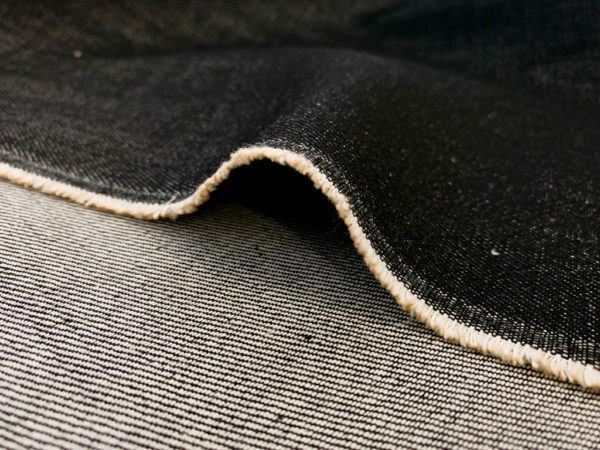 Designer Deadstock - Cotton/Spandex Stretch Sateen - White Stripe
