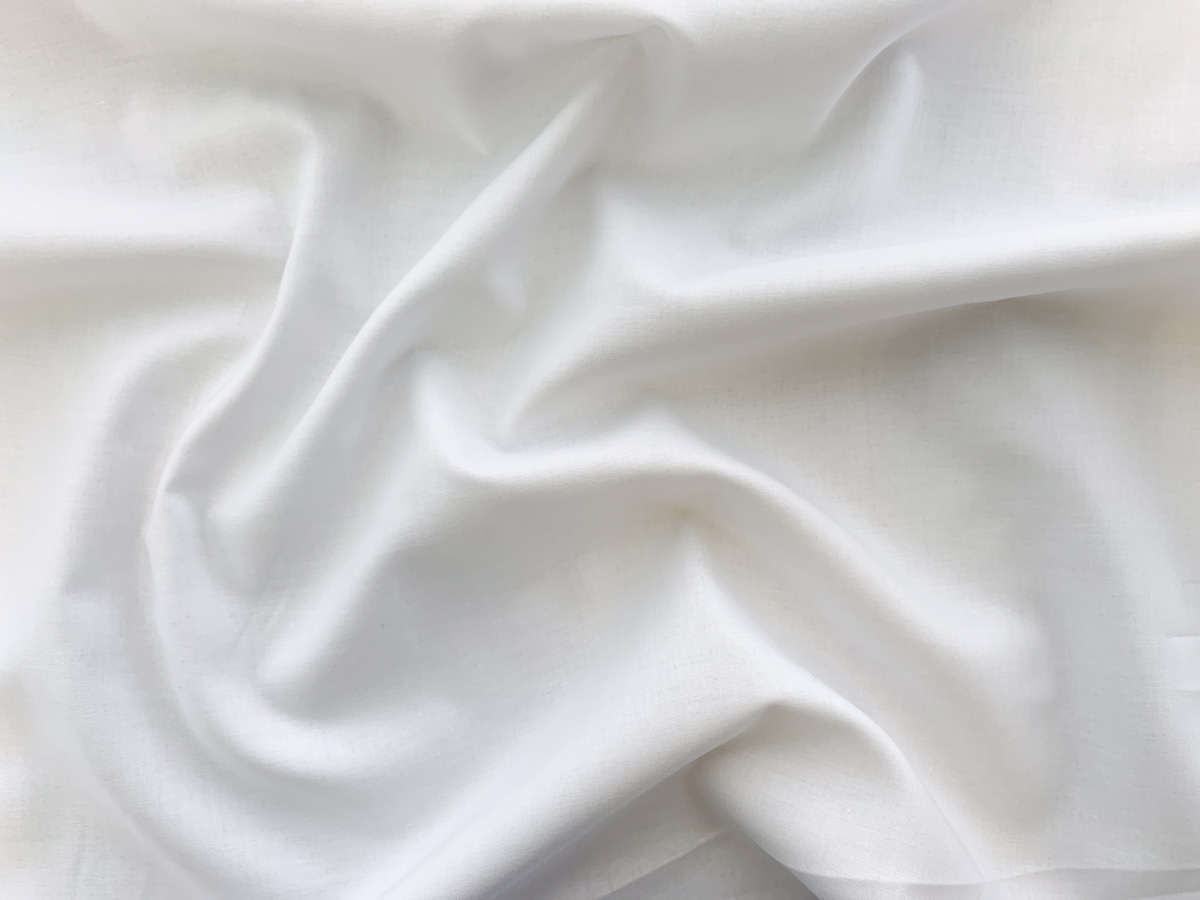 Pima Cotton Batiste - White