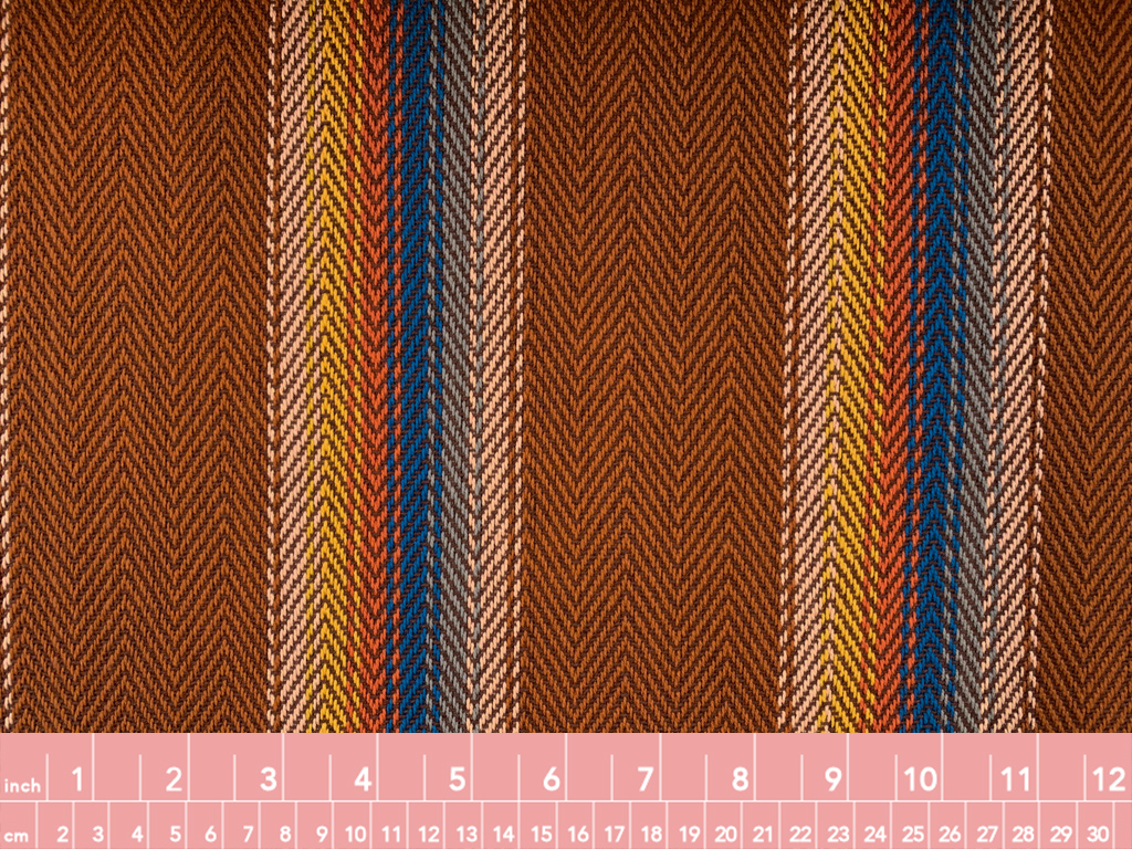 Yarn Dyed Cotton Baja Blanket Stripe Sienna Stonemountain