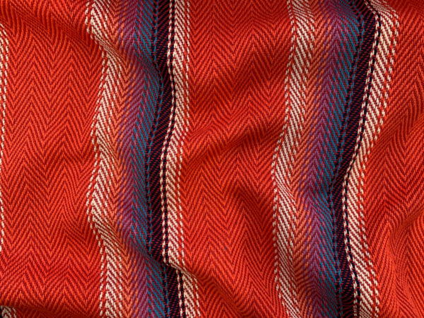 Yarn Dyed Cotton - Baja Blanket Stripe - Red