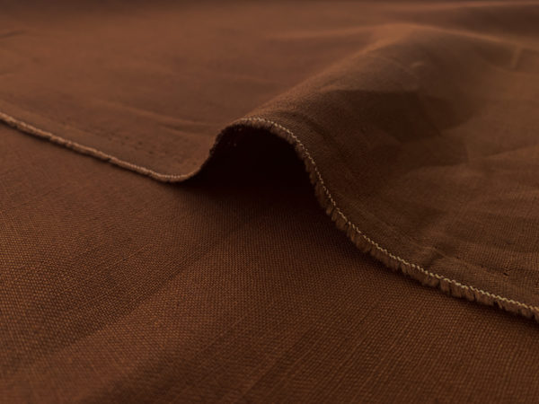 Designer Deadstock - Linen - Toffee