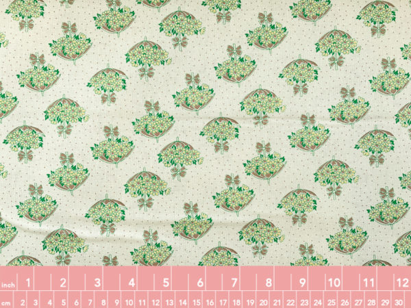 Japanese Cotton Sheeting - Petit Joli - Green Tea