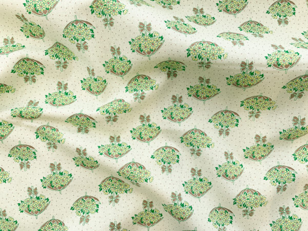 Japanese Cotton Sheeting - Petit Joli - Green Tea