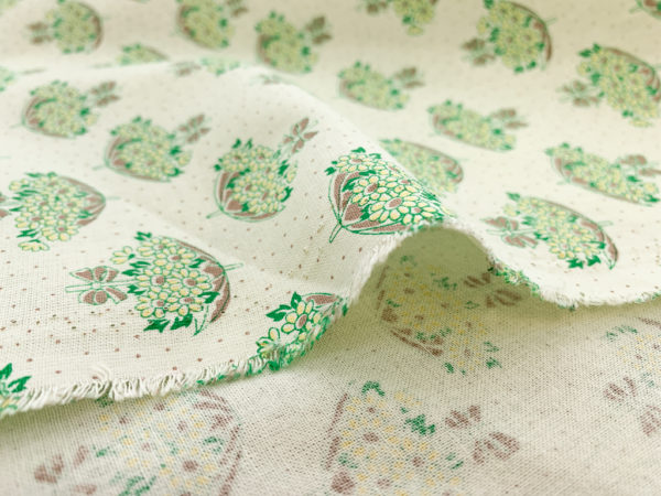 Japanese Cotton Sheeting - Petit Joli - Green Tea