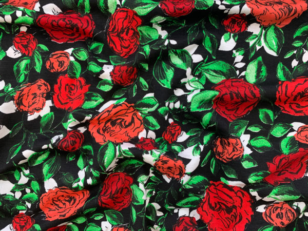 Lady McElroy - Rayon Jersey - Rose Garden