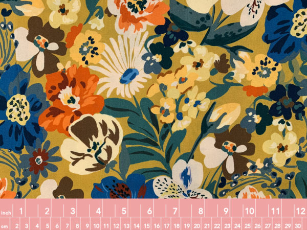 Lady McElroy - Rayon Challis - Tuscan Blooms