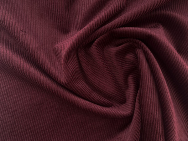 8 Wale Cotton/Spandex Corduroy - Merlot