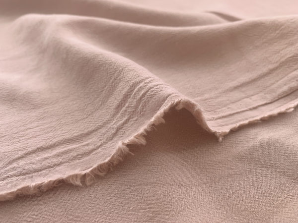 Textured Rayon/Linen - Champagne