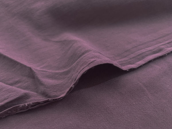 Textured Rayon/Linen - Plum