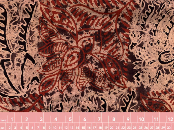 Indian Block Print Cotton - Abstract Paisley