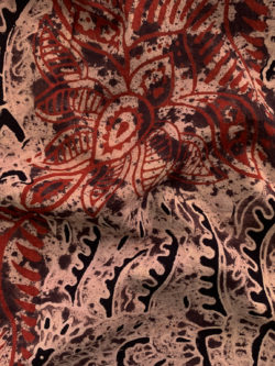 Indian Block Print Cotton - Abstract Paisley