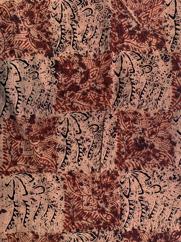 Indian Block Print Cotton - Abstract Paisley