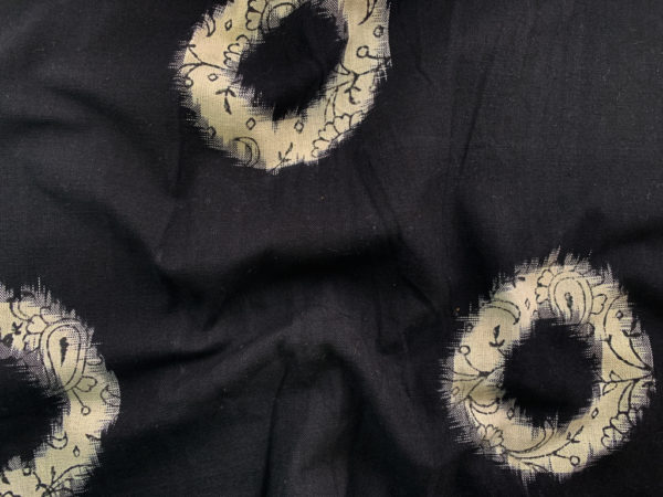 Handwoven Cotton Ikat - Printed Donut