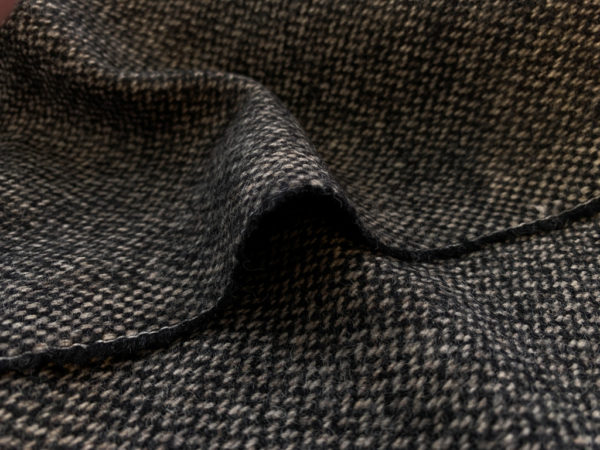 Hugo Boss Deadstock - Wool Donegal Tweed- Charcoal Grey - Stonemountain ...