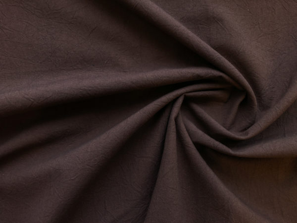 Japanese Crinkled Cotton Sheeting - Coffee Bean