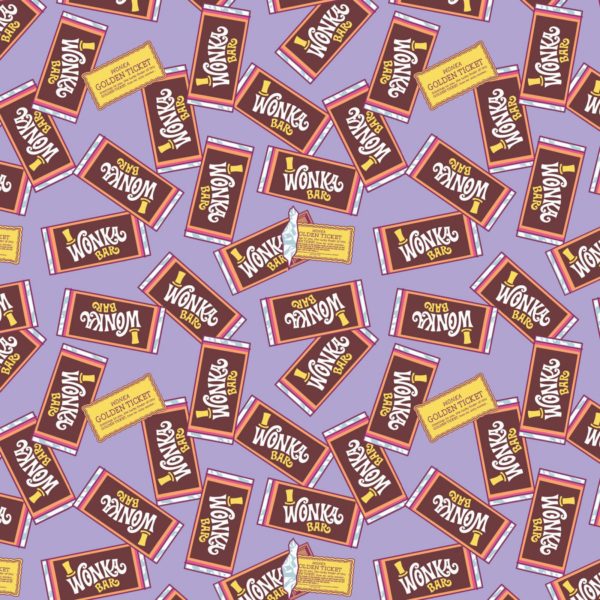 Quilting Cotton - Willy Wonka - Wonka Bars