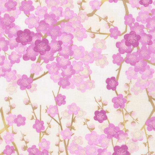 Quilting Cotton – Cherry Blossom – Primrose