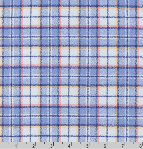 Mammoth Junior Plaid - Cotton Flannel - Prairie Sky