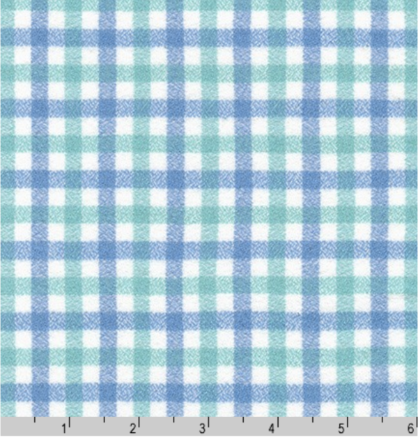 Mammoth Junior Plaid - Cotton Flannel - Sea Glass