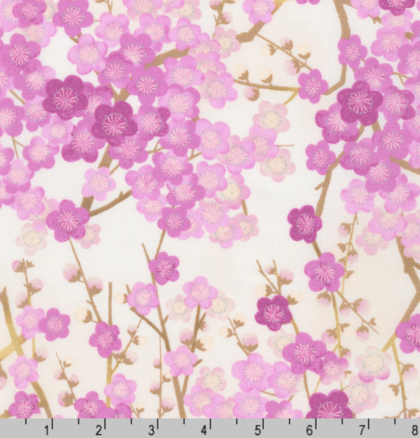 Quilting Cotton – Cherry Blossom – Primrose