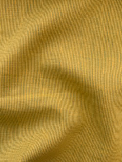 Designer Deadstock - Yarn Dyed Linen - Mustard