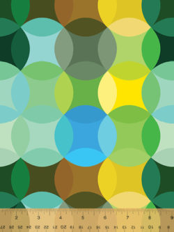 Quilting Cotton - Color Wheel - Confetti - Green