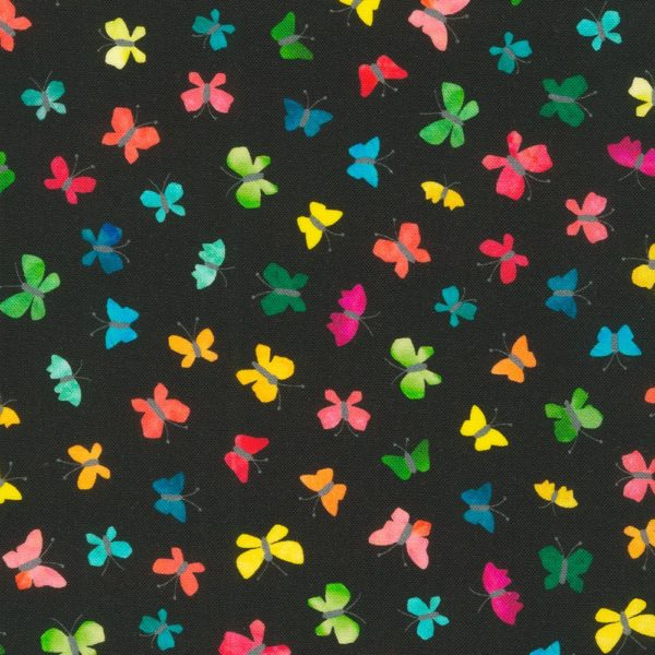 Quilting Cotton - Rainforest Friends - Butterflies