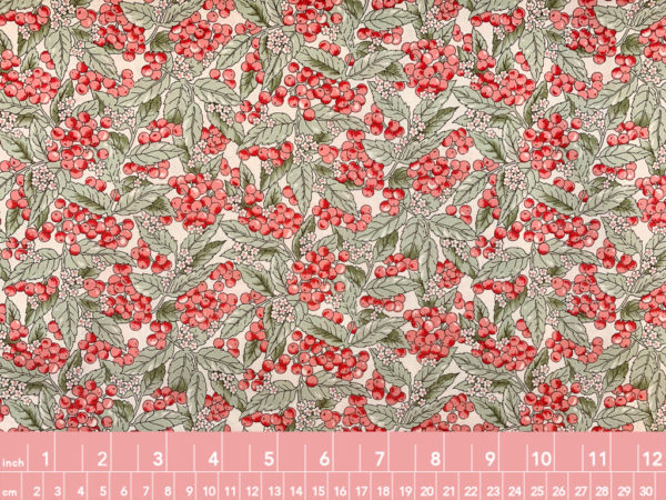 Japanese Cotton Sheeting - Country Floral - Berries and Blossoms