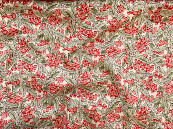 Japanese Cotton Sheeting - Country Floral - Berries and Blossoms