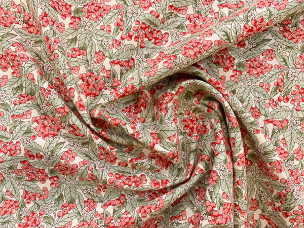 Japanese Cotton Sheeting - Country Floral - Berries and Blossoms