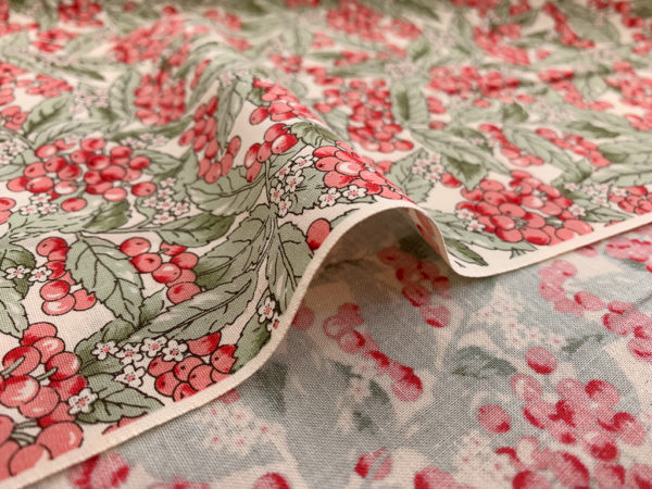 Japanese Cotton Sheeting - Country Floral - Berries and Blossoms