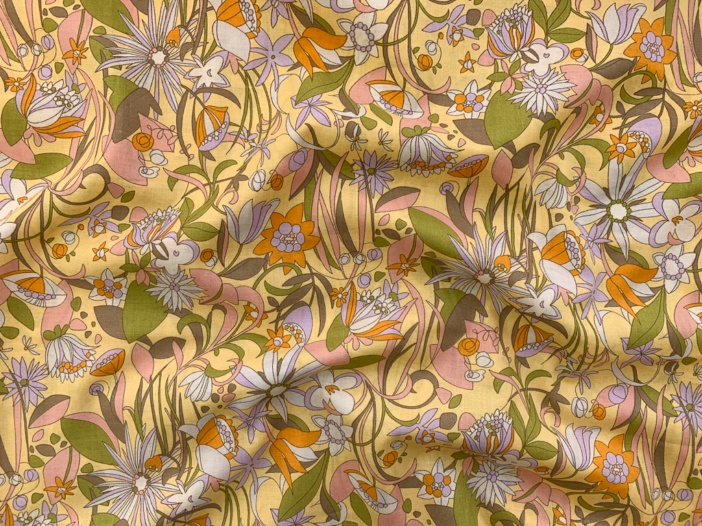 cotton lawn dress fabric Prado De Flores Lomond Pima Lawn Cotton