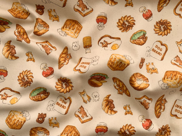 Japanese Cotton Canvas - Dog Bread - Ivory