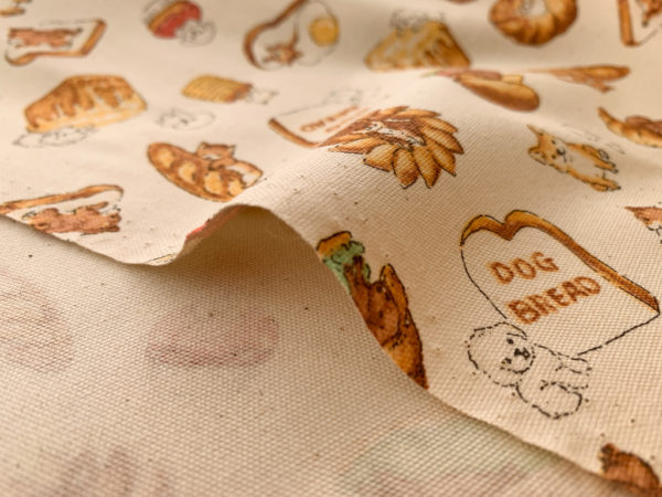 Japanese Cotton Canvas - Dog Bread - Ivory