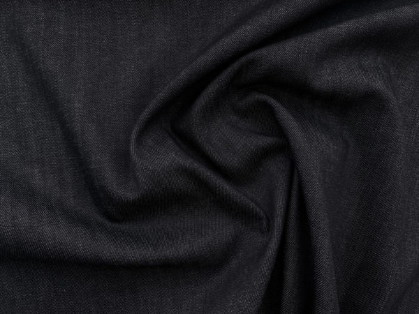 Italian Deadstock - Cotton/Spandex Denim - Midnight Blue