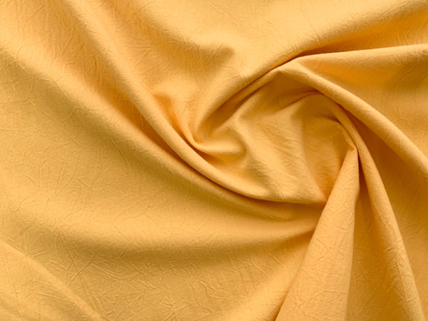 Japanese Crinkled Cotton Sheeting - Daffodil