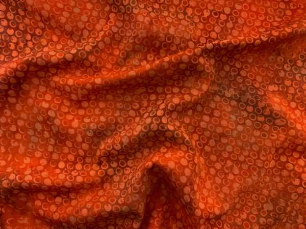 Rayon Batik - Batiks by Mirah - Creative Optics - Burnt Orange