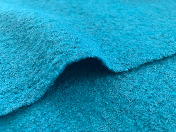 Lady McElroy - Jubilee Boiled Wool/Viscose - Caribbean Blue
