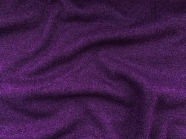 Lady McElroy - Jubilee Boiled Wool/Viscose - Cadbury Purple